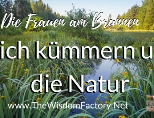 Sich kümmern um die Natur