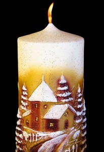 Christmas candle